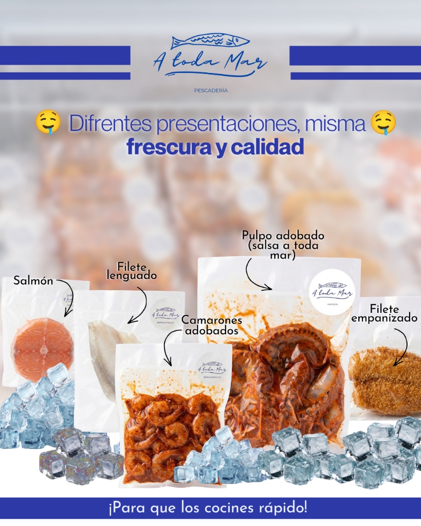 Mariscos Premium A toda mar Presentations